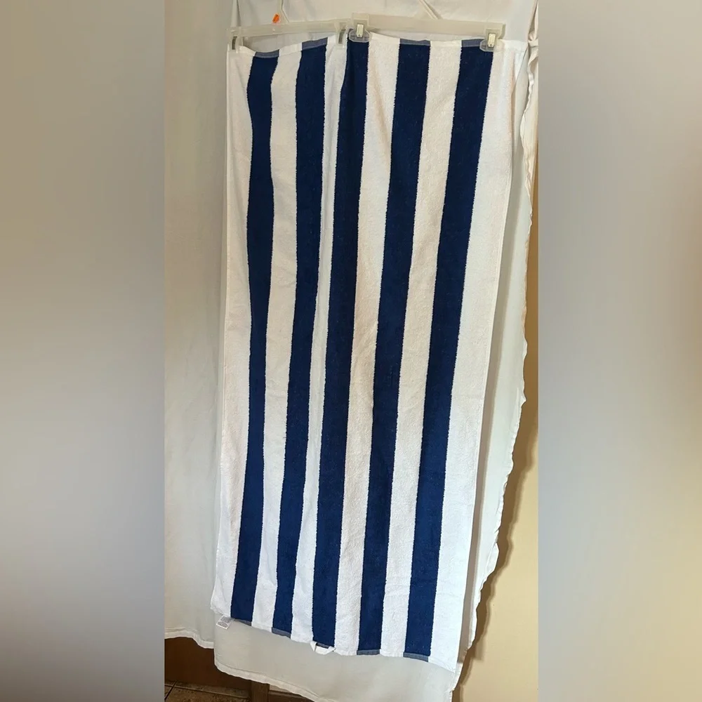 Mainstays Navy/White & Red/White Striped‎ Beach Towel set